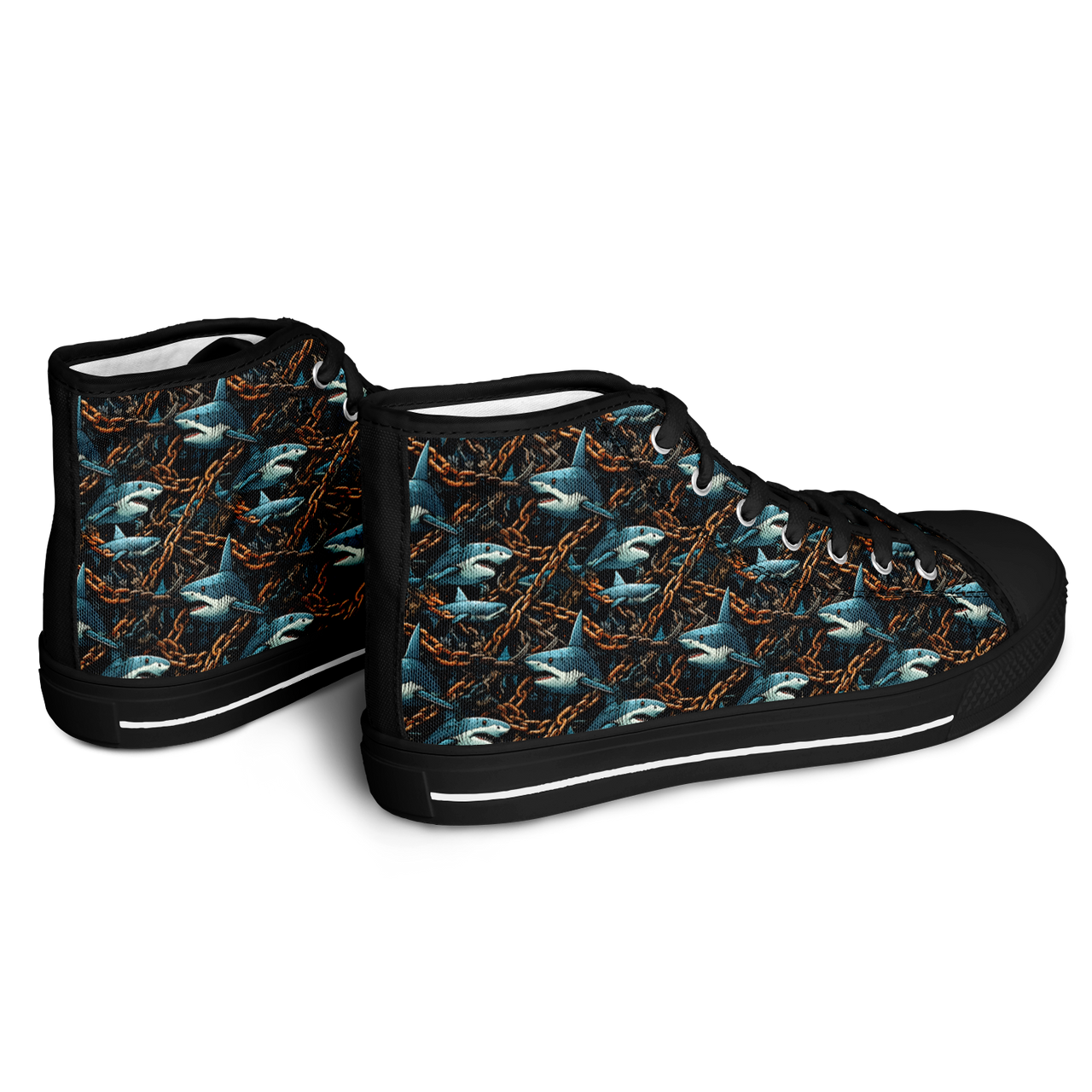 Chokefish™ Urban Peak Retro High Tops-Marine-009-2