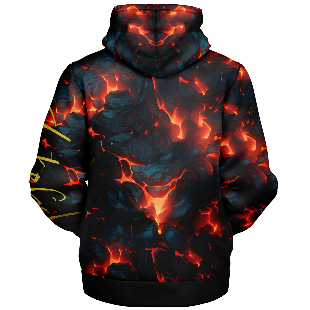 Chokefish™ Microfleece Zip-Up Hoodie Volcano-001B