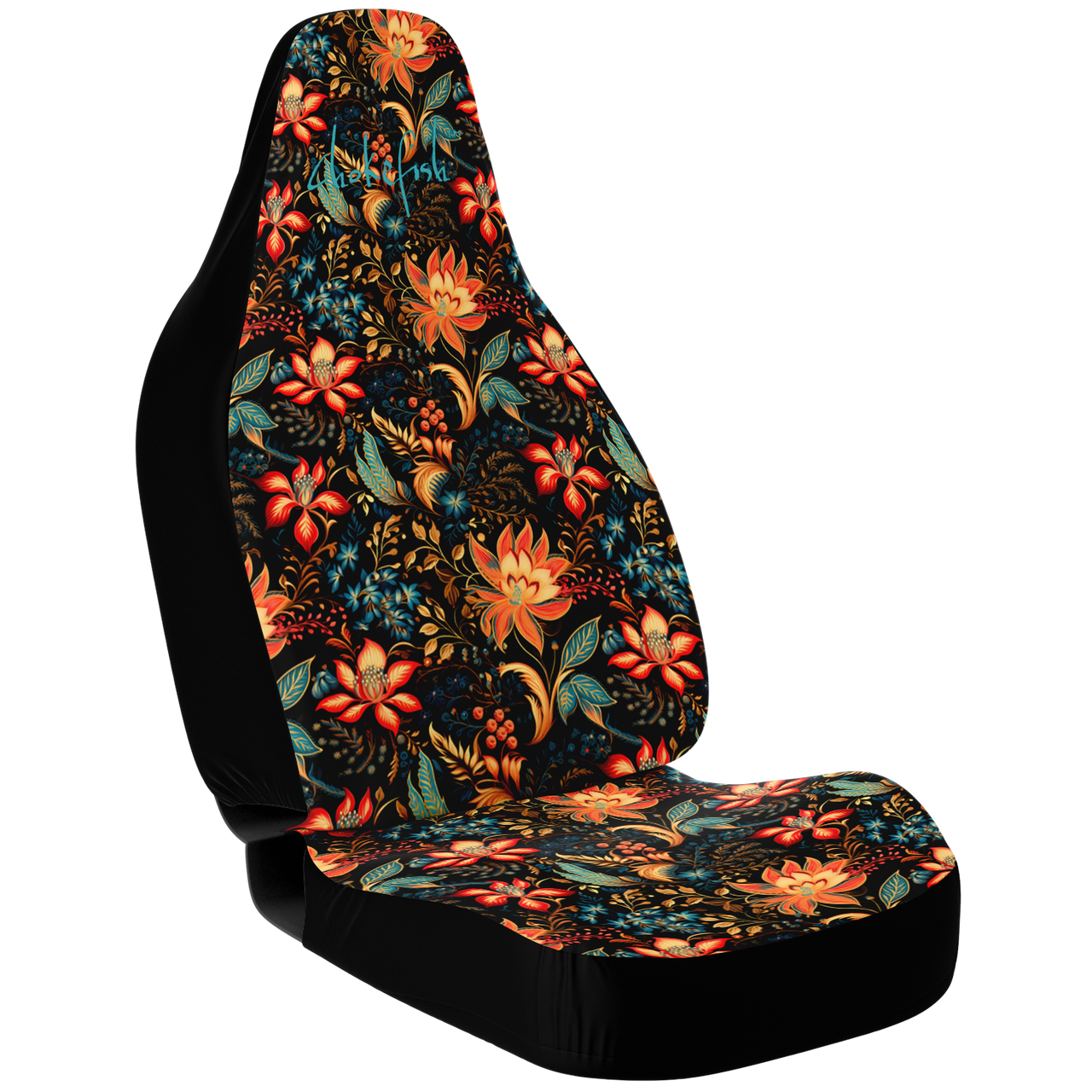 Chokefish™ Floral Seat Covers Unisex-009