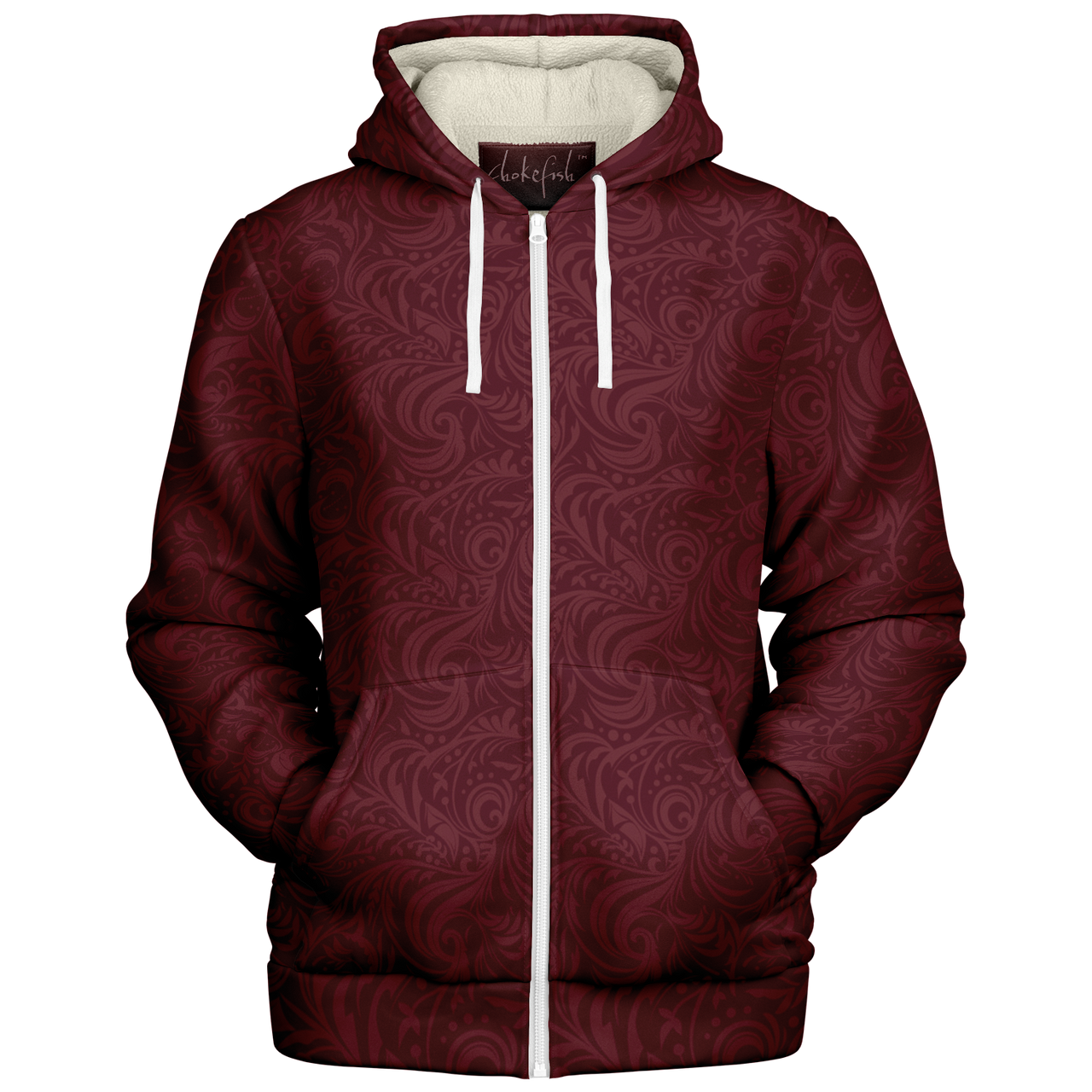 Chokefish™ Microfleece Zip-Up Hoodie Maori-011