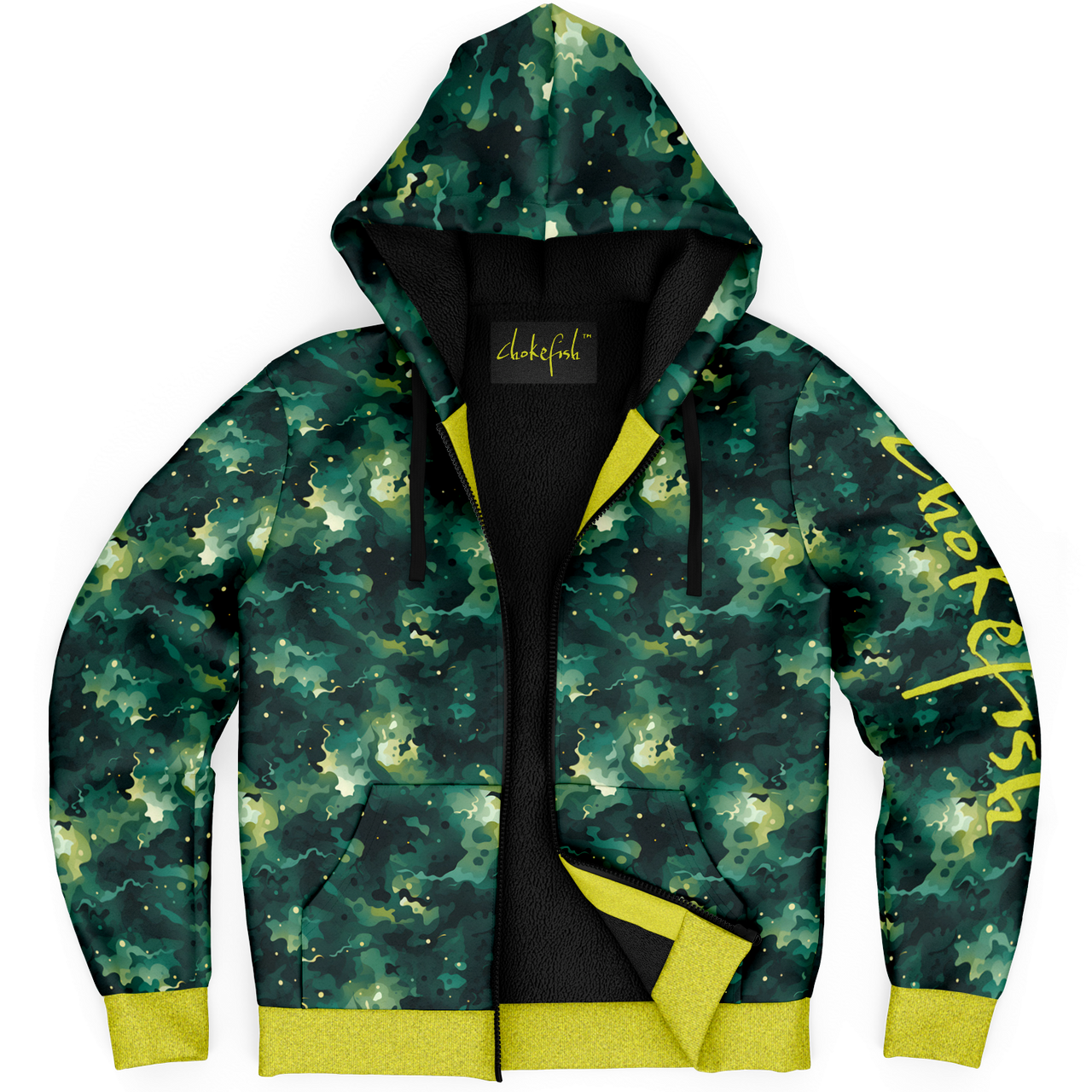 Chokefish™ Microfleece Zip-Up Hoodie Camouflage-022B