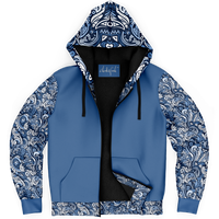 Chokefish™ Microfleece Zip-Up Hoodie Maori-004B