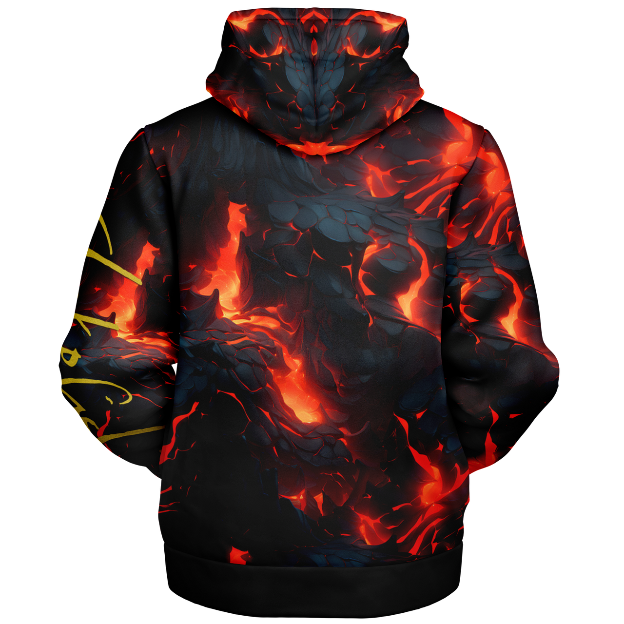 Chokefish™ Microfleece Zip-Up Hoodie Volcano-003B