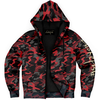 Chokefish™ Microfleece Zip-Up Hoodie Camouflage-011B