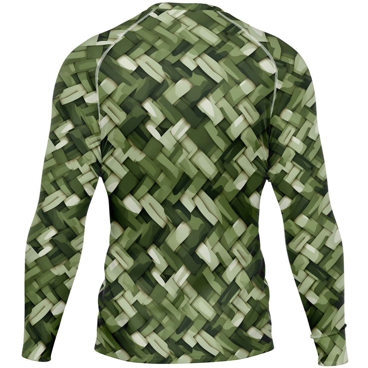 Chokefish™ Long Sleeve Rashguard Textures Men's Shirt-003