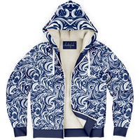 Chokefish™ Microfleece Zip-Up Hoodie Maori-006-2
