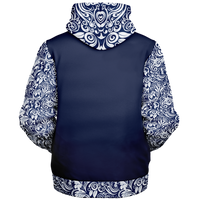 Chokefish™ Microfleece Zip-Up Hoodie Maori-005
