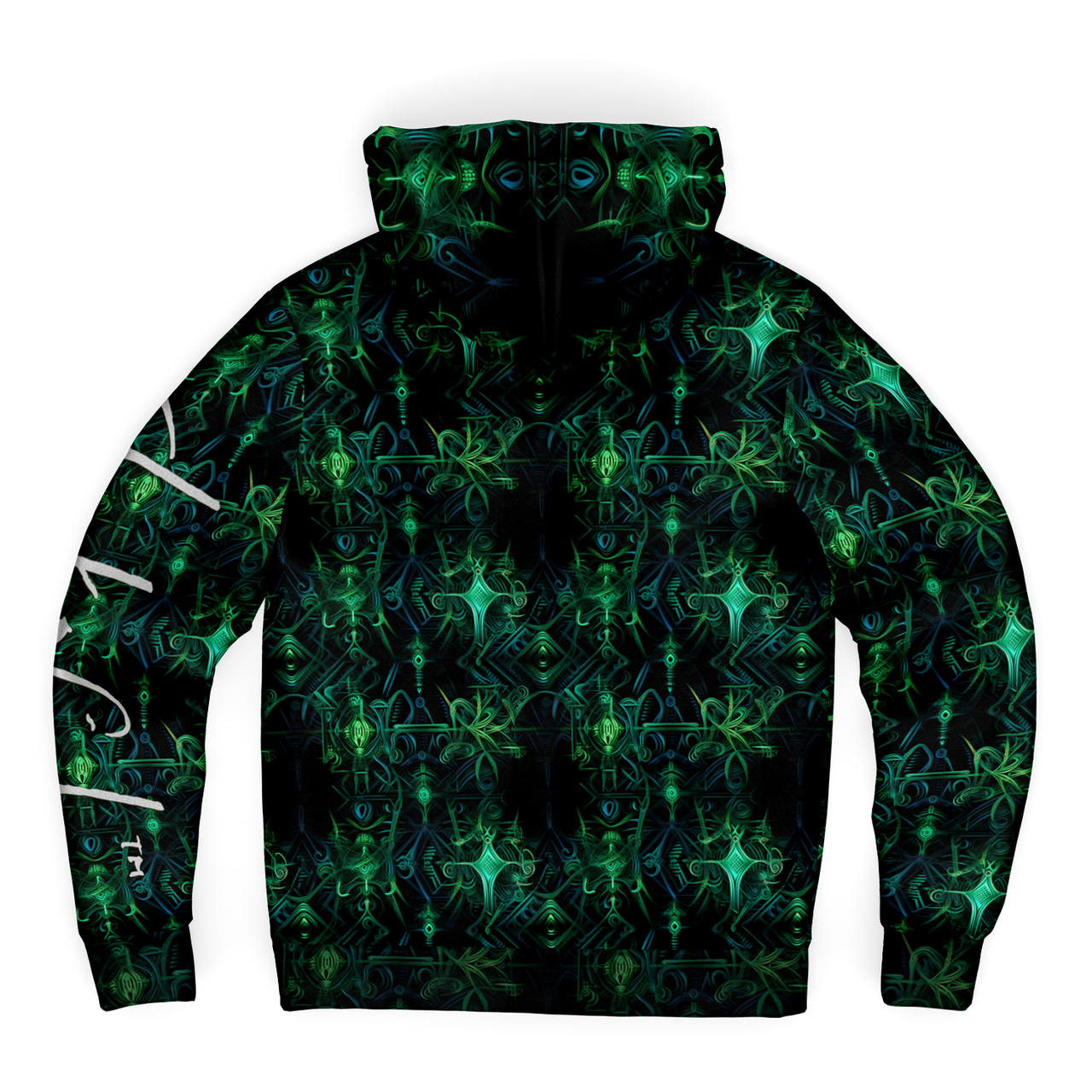Chokefish™ Microfleece Zip-Up Hoodie Cannabis-002-2