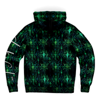 Chokefish™ Microfleece Zip-Up Hoodie Cannabis-002-2