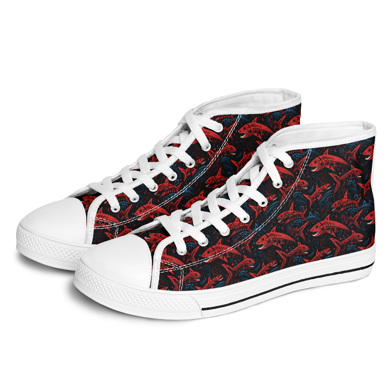 Chokefish™ Urban Peak Retro High Tops-Marine-001
