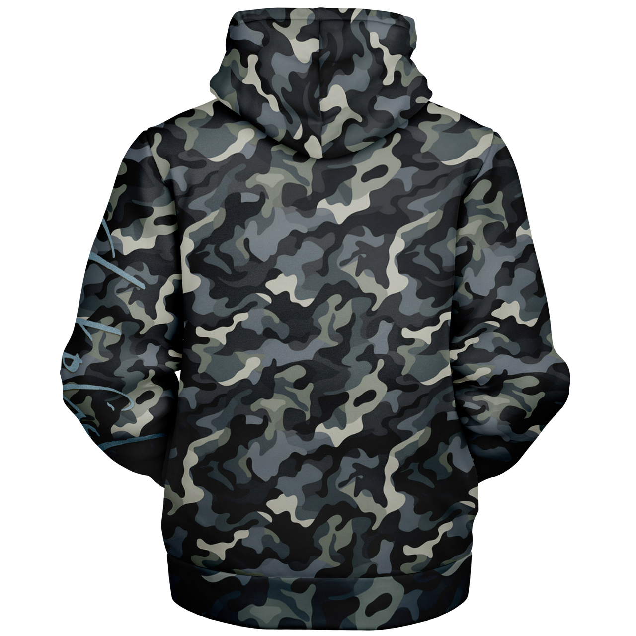 Chokefish™ Microfleece Zip-Up Hoodie Camouflage-007