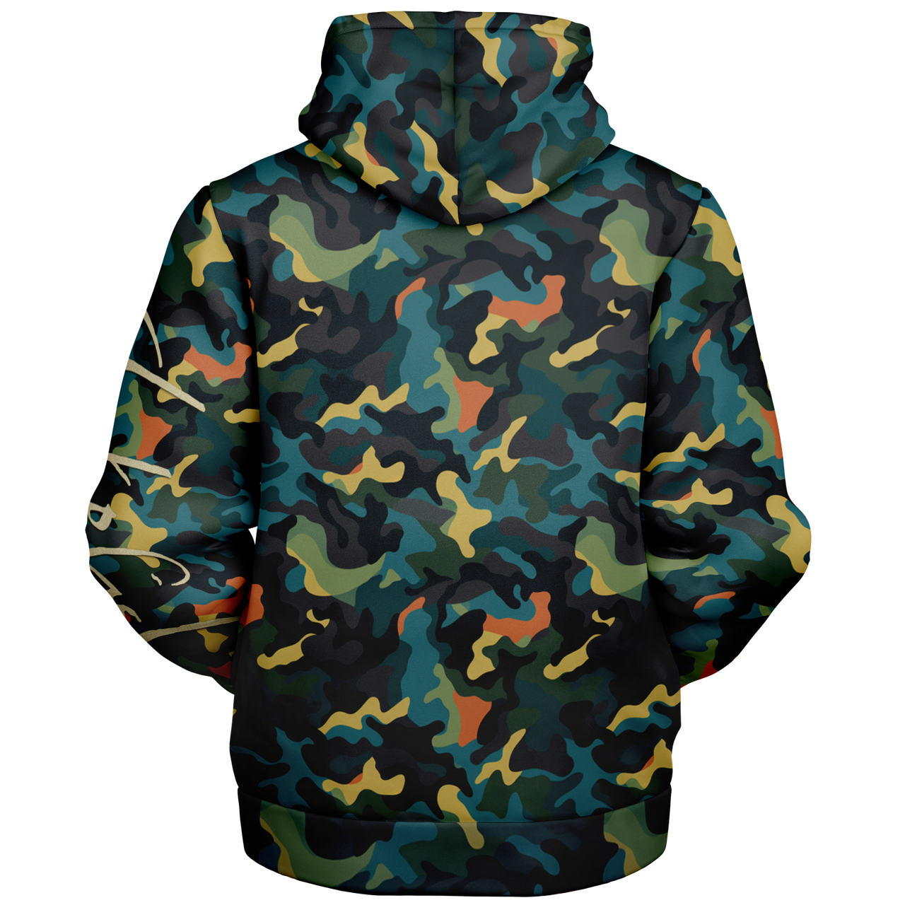 Chokefish™ Microfleece Zip-Up Hoodie Camouflage-010