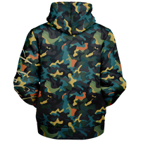 Chokefish™ Microfleece Zip-Up Hoodie Camouflage-010