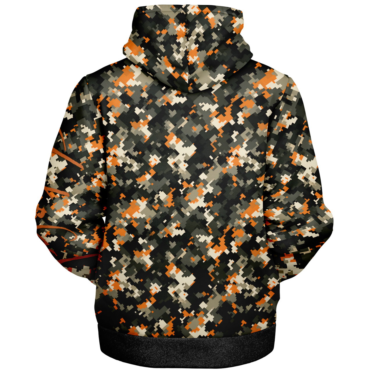 Chokefish™ Microfleece Zip-Up Hoodie Camouflage-016B