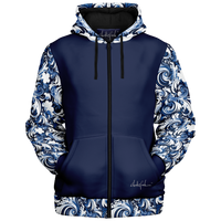 Chokefish™ Microfleece Zip-Up Hoodie Maori-008B