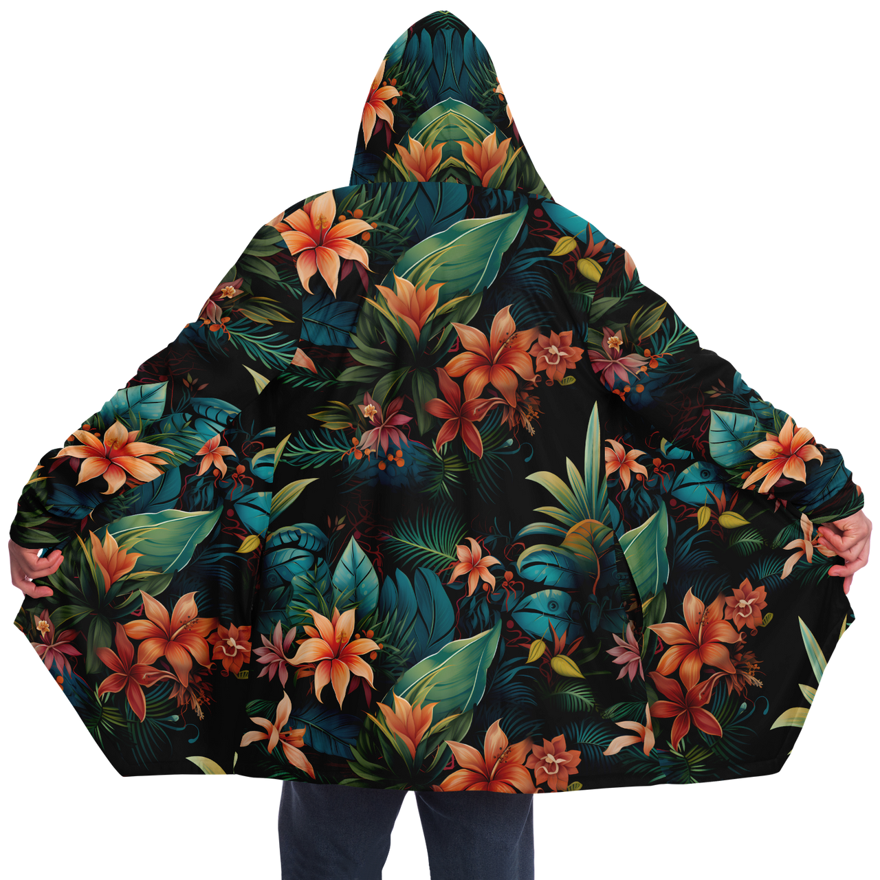 Chokefish™ Floral Cloaks Unisex-005-2B
