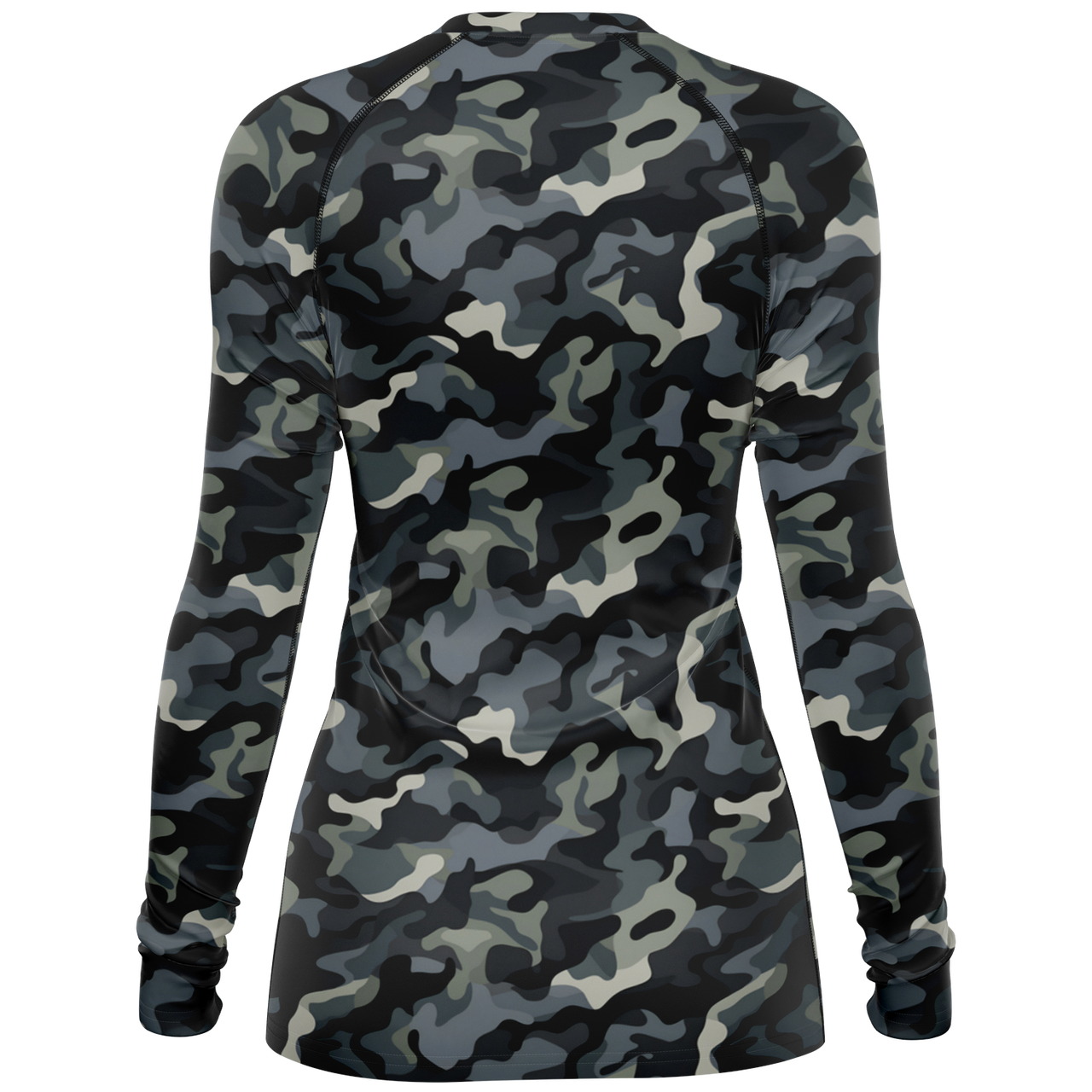 Chokefish™ Long Sleeve Rashguard Camouflage Woman's Shirt-004