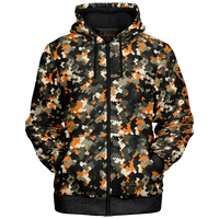 Chokefish™ Microfleece Zip-Up Hoodie Camouflage-016B
