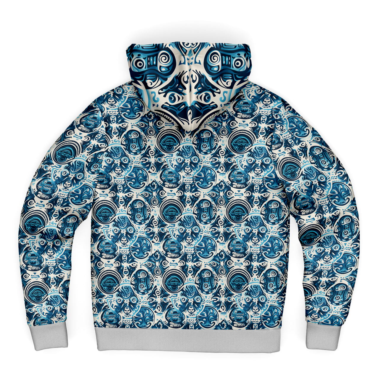 Chokefish™ Microfleece Zip-Up Hoodie Sun&Saltwater-001