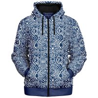 Chokefish™ Microfleece Zip-Up Hoodie Maori-001-2B