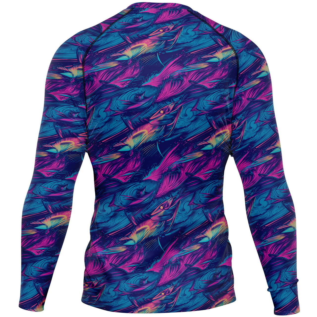 Chokefish™ Long Sleeve Rashguard Marine Men's Shirt-006