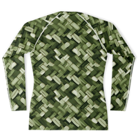 Chokefish™ Long Sleeve Rashguard Textures Men's Shirt-003