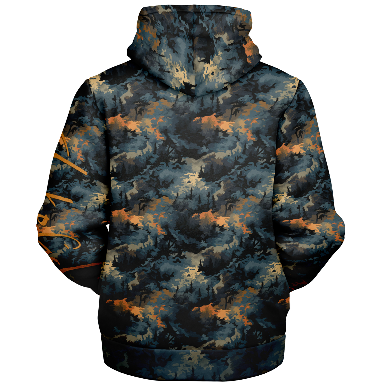 Chokefish™ Microfleece Zip-Up Hoodie Camouflage-003B