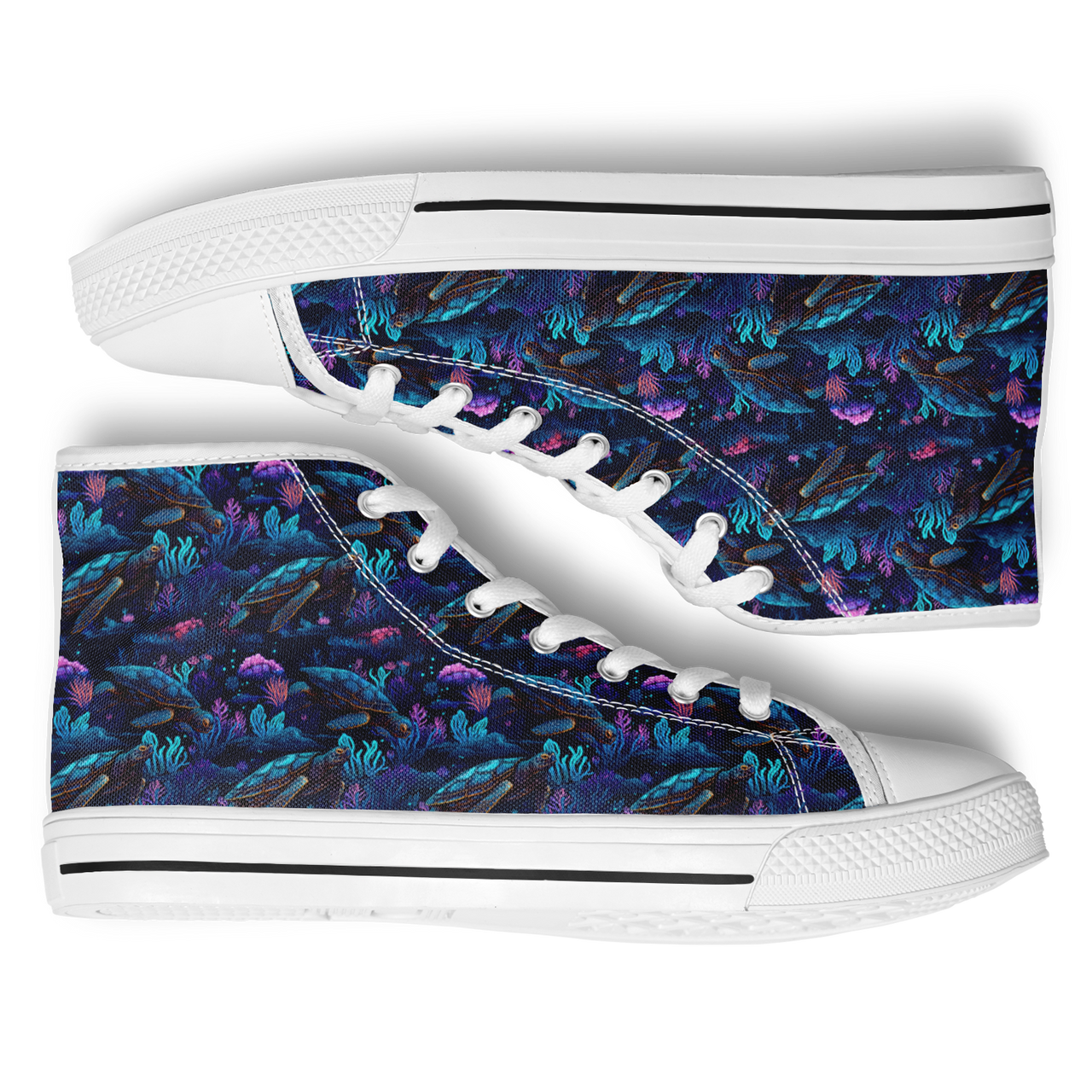 Chokefish™ Urban Peak Retro High Tops-Marine-008