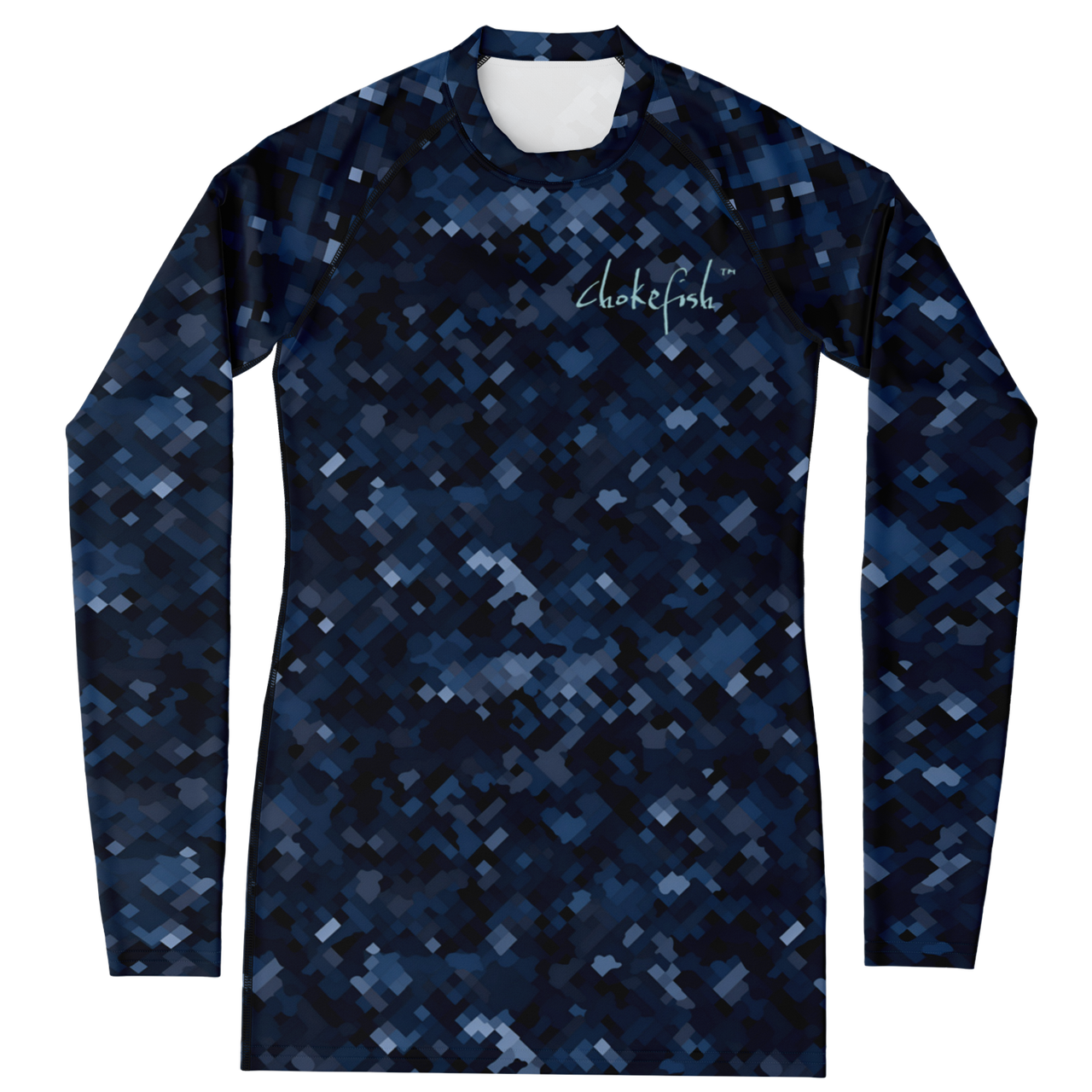 Chokefish™ Long Sleeve Rashguard Camouflage Woman's Shirt-014