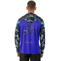 Chokefish™ Long Sleeve Every Day All Weather Hooded Shirt Men's-Motocross-002