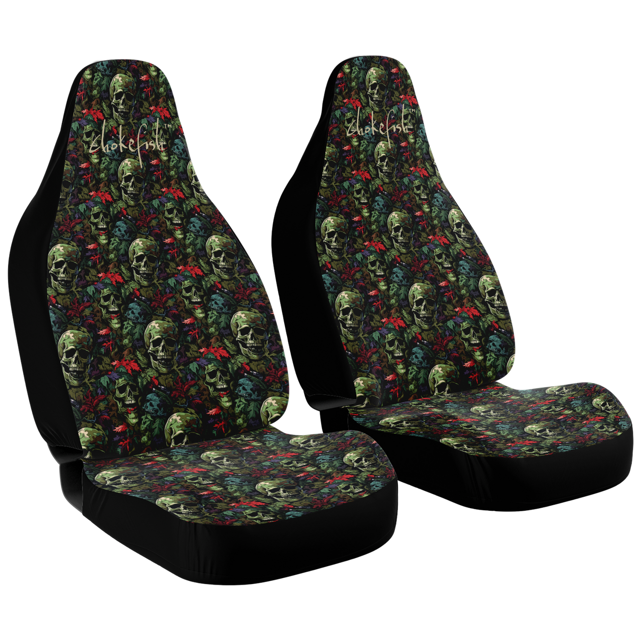 Chokefish™ Skulls Seat Covers Unisex-023