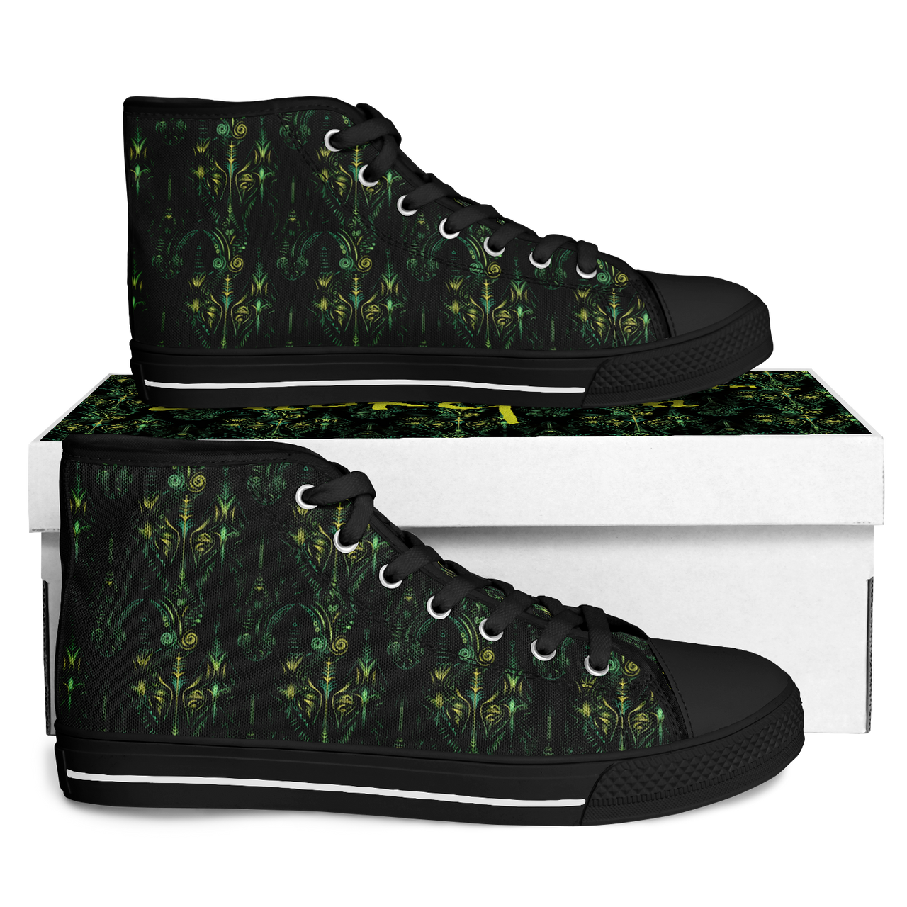 Chokefish™ Urban Peak Retro High Tops-Totems-003-2