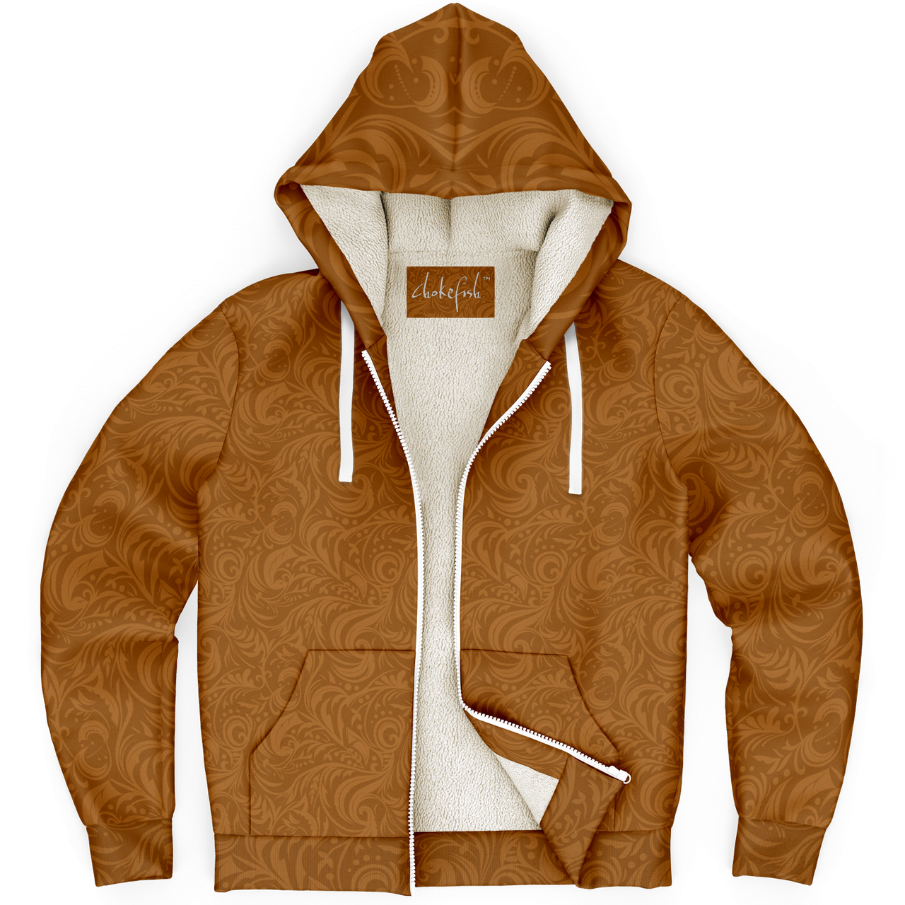 Chokefish™ Microfleece Zip-Up Hoodie Maori-012