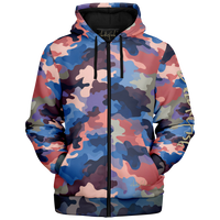 Chokefish™ Microfleece Zip-Up Hoodie Camouflage-004B