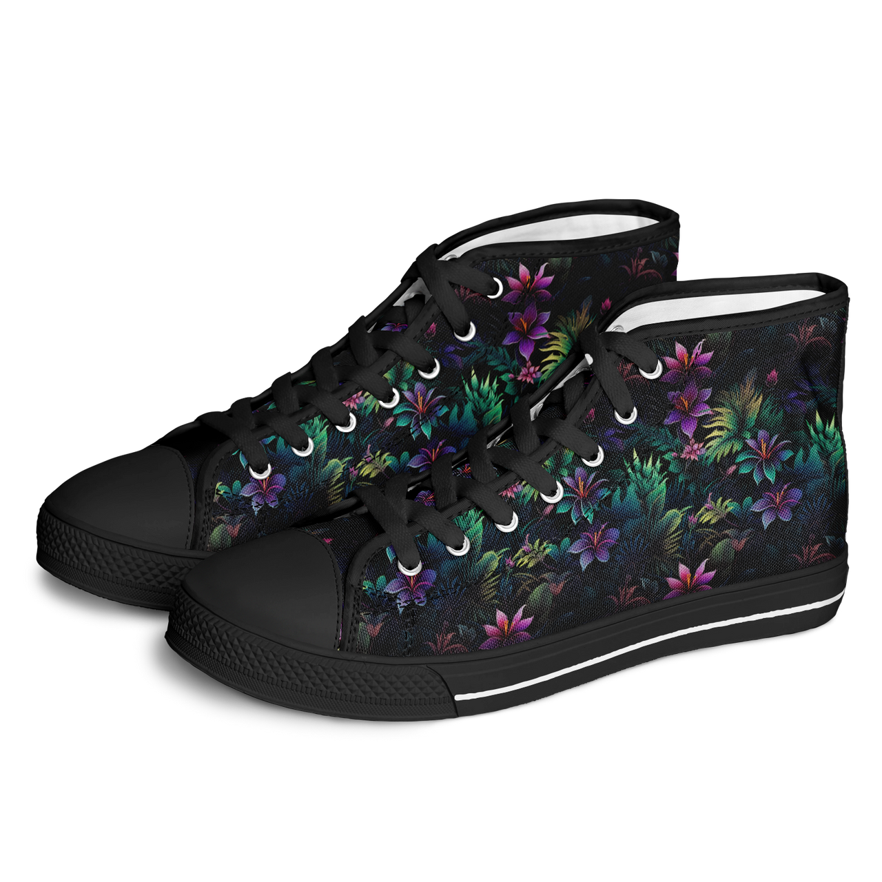 Chokefish™ Urban Peak Retro High Tops-Floral-008-2