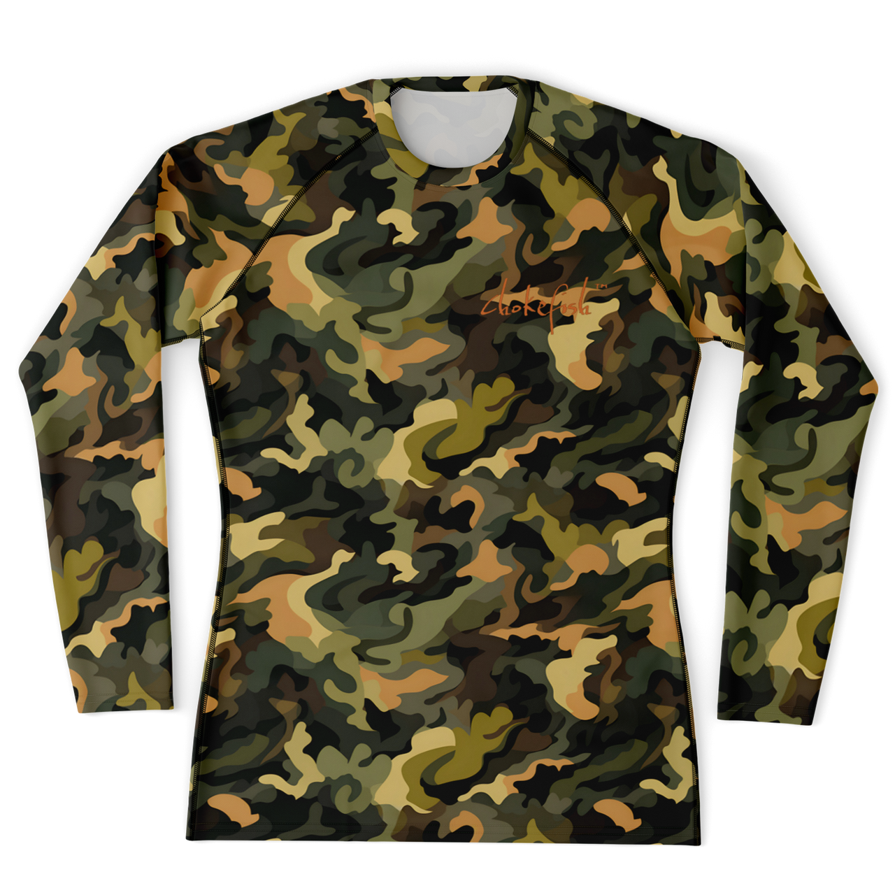 Chokefish™ Long Sleeve Rashguard Camouflage Men's Shirt-011