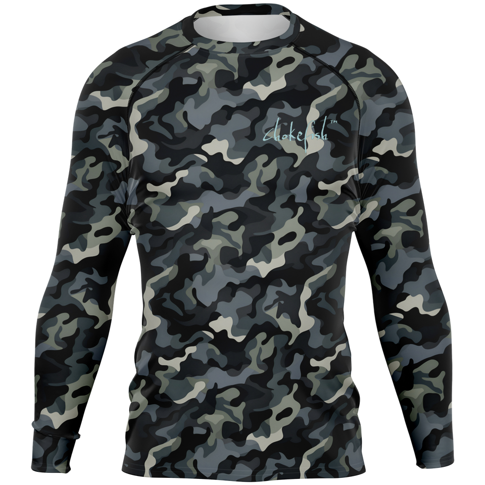 Chokefish™ Long Sleeve Rashguard Camouflage Men's Shirt-004