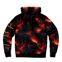 Chokefish™ Microfleece Zip-Up Hoodie Volcano-002B