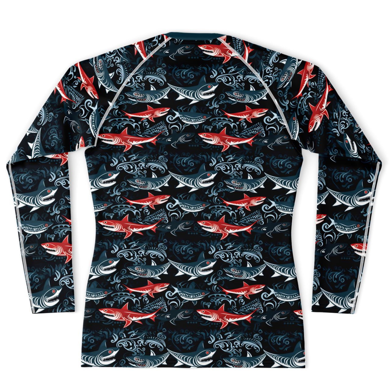 Chokefish™ Long Sleeve Rashguard Marine Men's Shirt-002