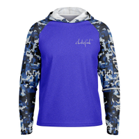 Chokefish™ Long Sleeve Every Day All Weather Hooded Shirt Men's-Motocross-002