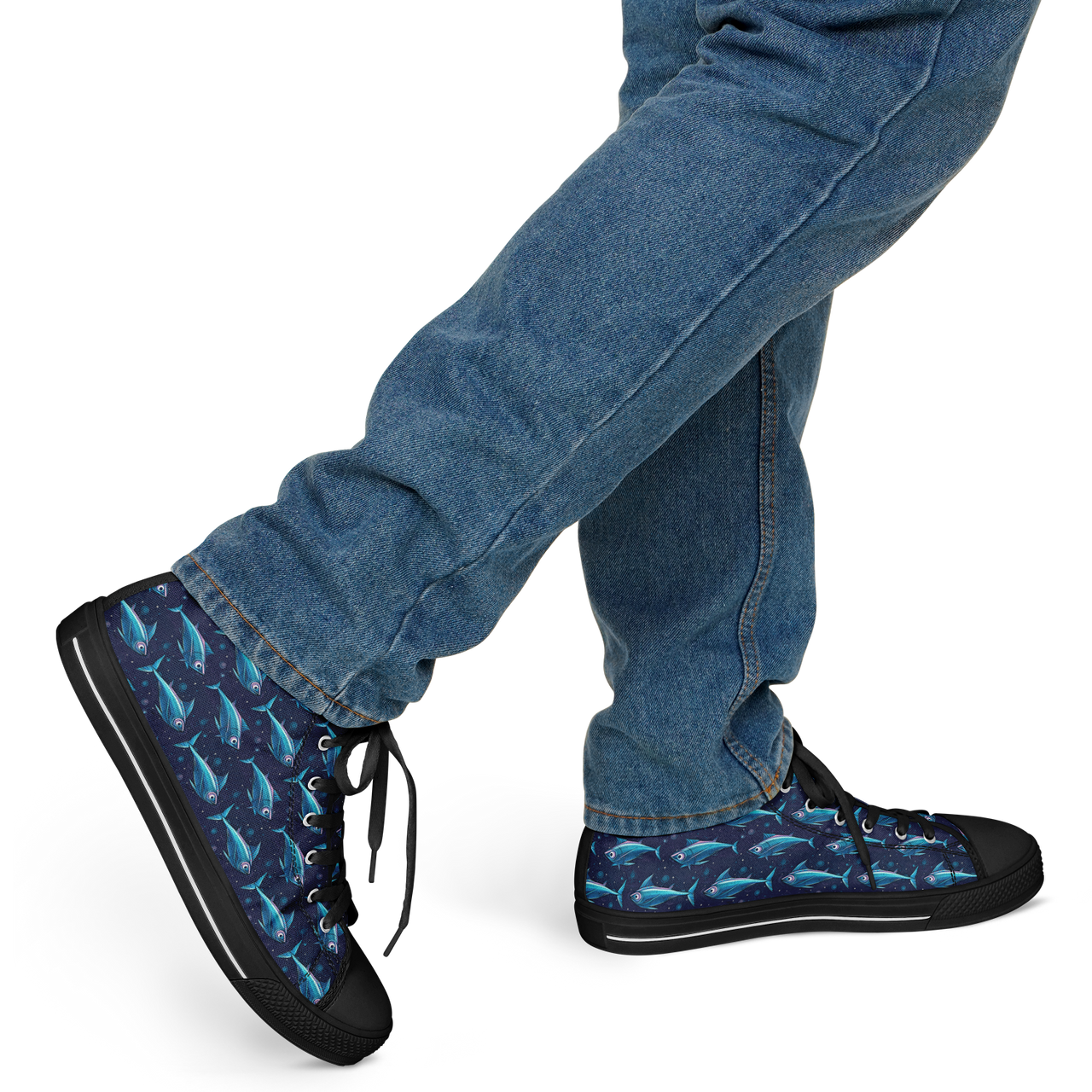 Chokefish™ Urban Peak Retro High Tops-Marine-006-2