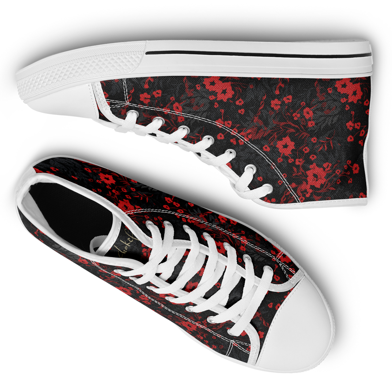 Chokefish™ Urban Peak Retro High Tops-Floral-003