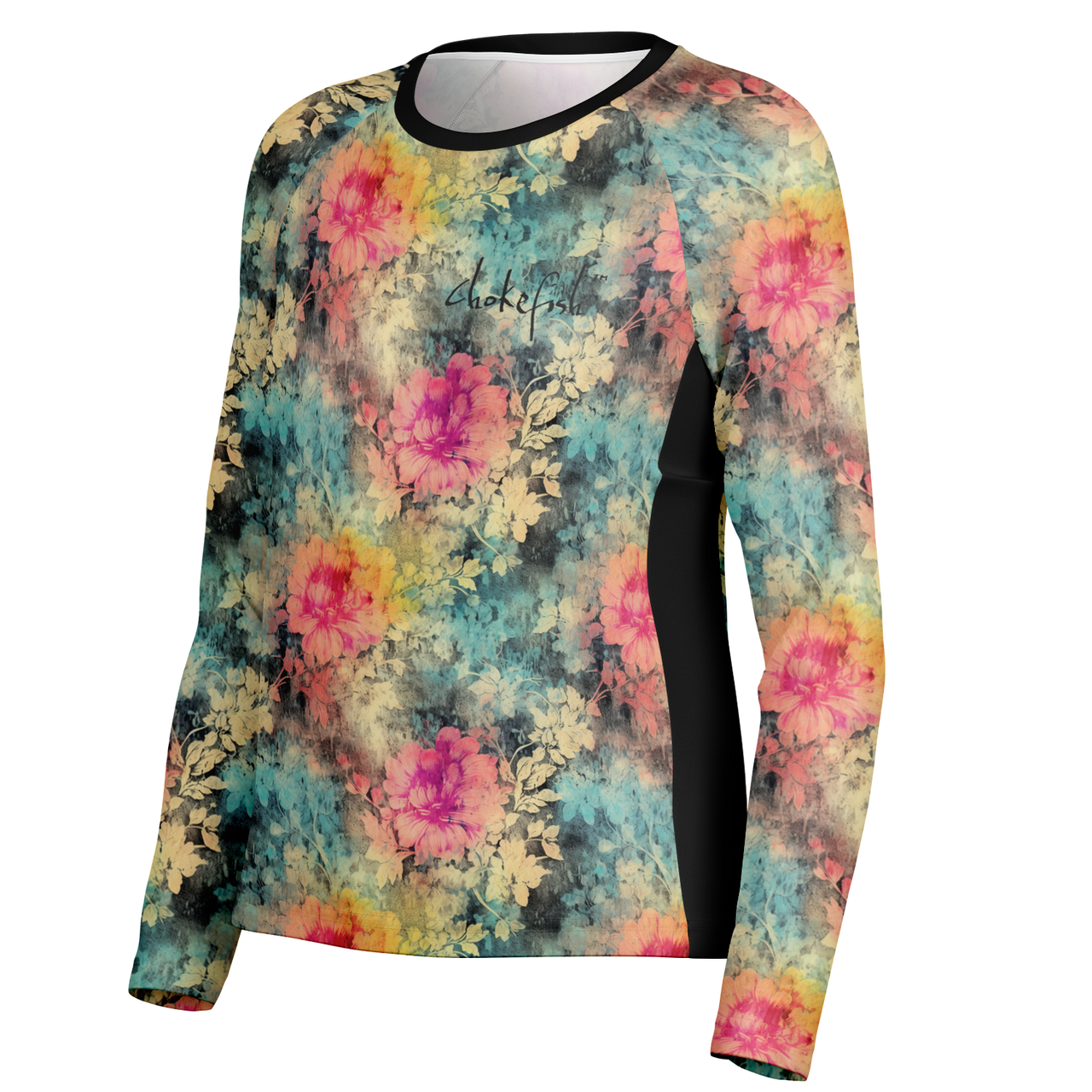 Chokefish™ Long Sleeve Every Day All Weather Acid-Wash Shirt Women's-007