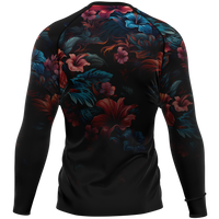 Chokefish™ Long Sleeve Rashguard Floral Men's Shirt-004