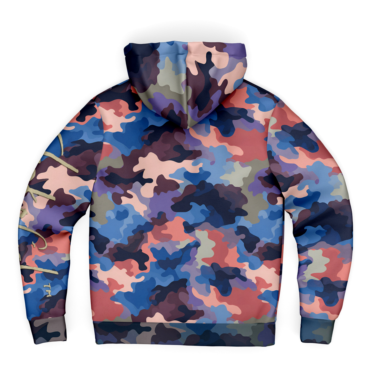 Chokefish™ Microfleece Zip-Up Hoodie Camouflage-004B