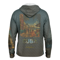 Chokefish™ Long Sleeve Every Day All Weather Shirt Men's Hooded Story-Of-Cuba
