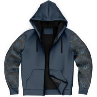 Chokefish™ Microfleece Zip-Up Hoodie Sun&Saltwater-005SEB