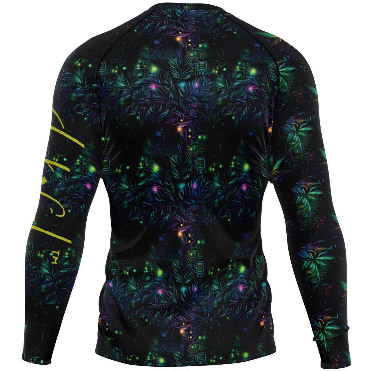 Chokefish™ Long Sleeve Rashguard Cannabis Men's Shirt-014