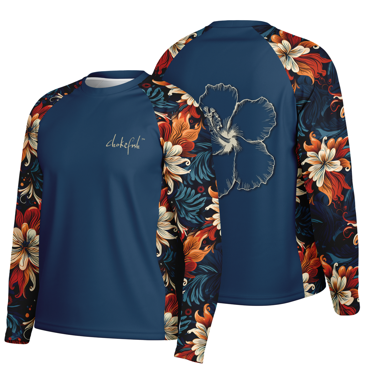 Chokefish™ Long Sleeve Every Day All Weather Floral Shirt Men's-014 - SLE