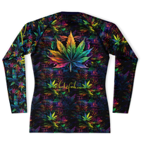 Chokefish™ Long Sleeve Rashguard Cannabis Men's Shirt-015-Special Edition